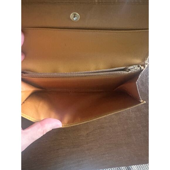 Celine Macadam Leather & PVC Long Snap Wallet Women's Luxury and Vintage - Picture 7 of 9